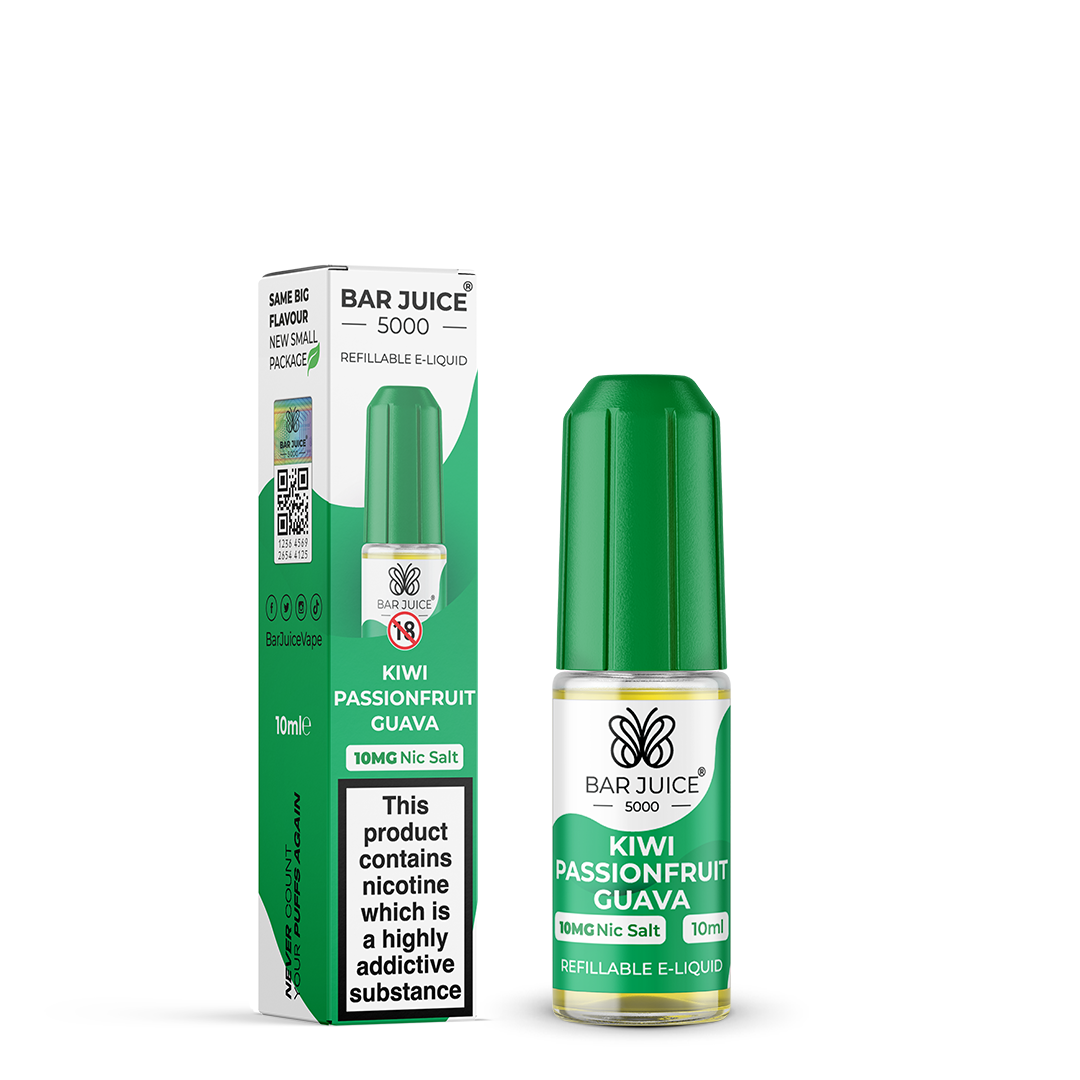 Bar Juice 5000 Kiwi Passionfruit Guava Nic Salt E-Liquid – 10ml